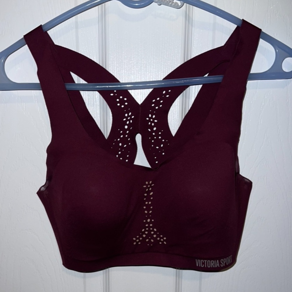 Victoria's Secret Deep Burgundy Sports Bra